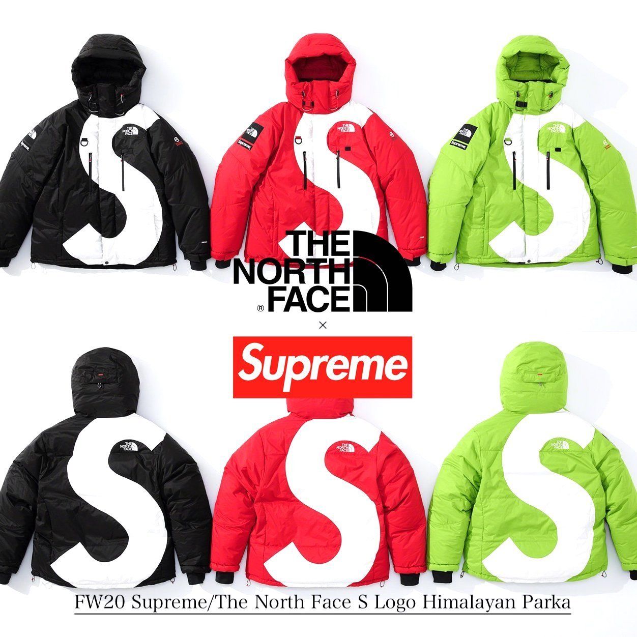FW20 Supreme The North Face S Logo Himalayan Parka (Supreme/ダウン