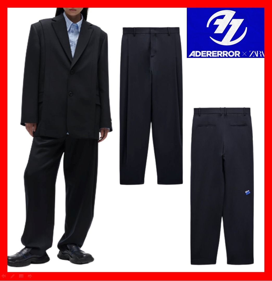 ☆コラボ☆【Ader Error x Zara】☆Darted Trouser.s Navy
