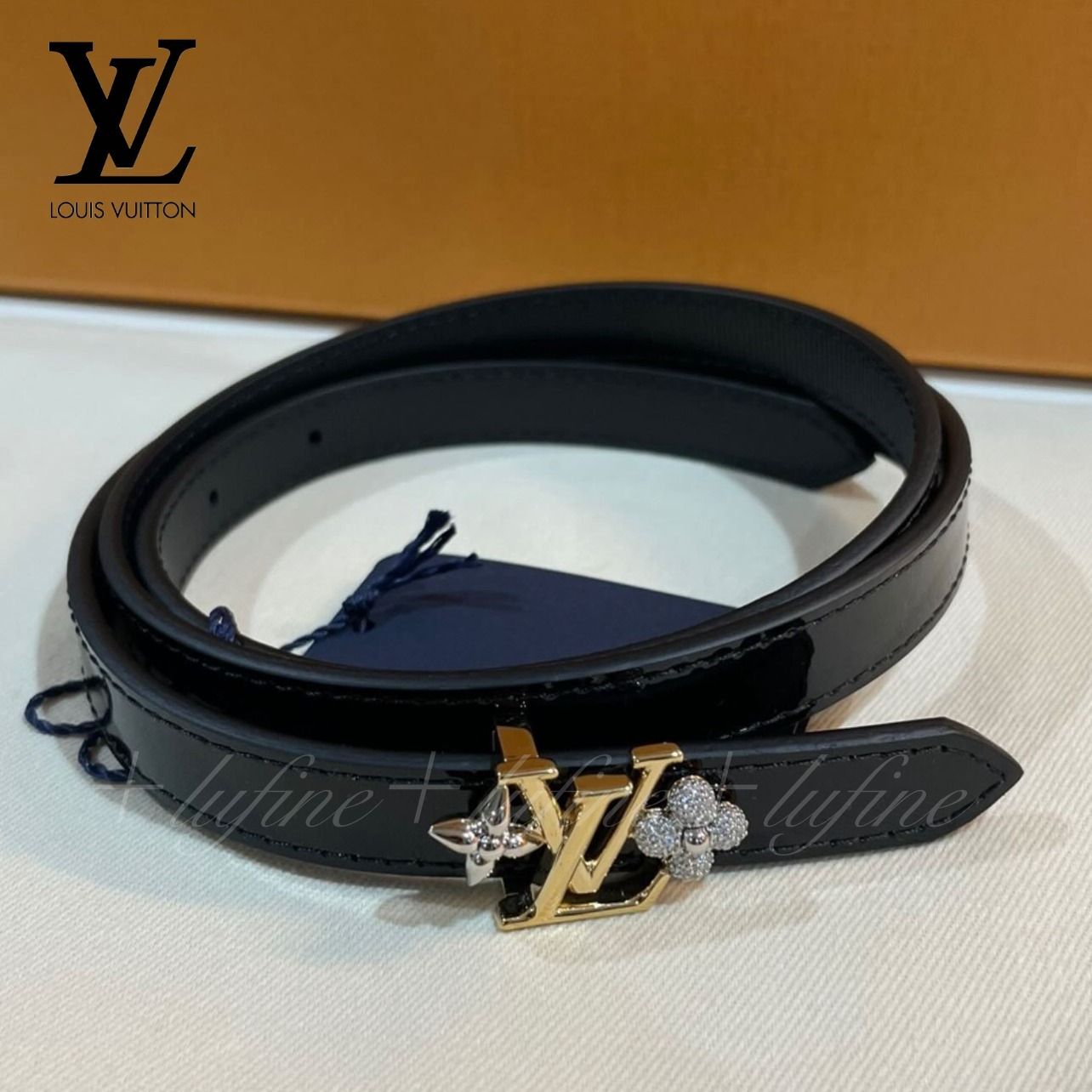 メリハリウエストを演出♪】ルイヴィトン ベルト リバーシブル (Louis