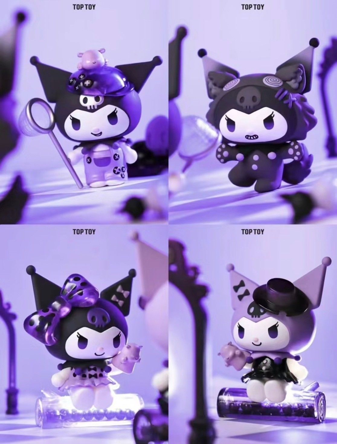 赤字覚悟サンリオ海外フィギアクロミ6個バグ2対クロミ飾り棚付き 海外