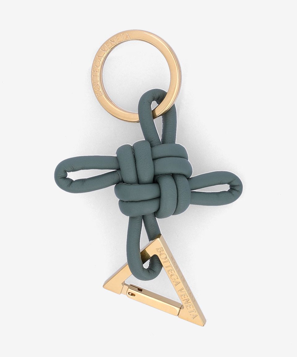 BOTTEGA VENETA》 619100 V0050 3198 TRIANGLE KEYRING (BOTTEGA