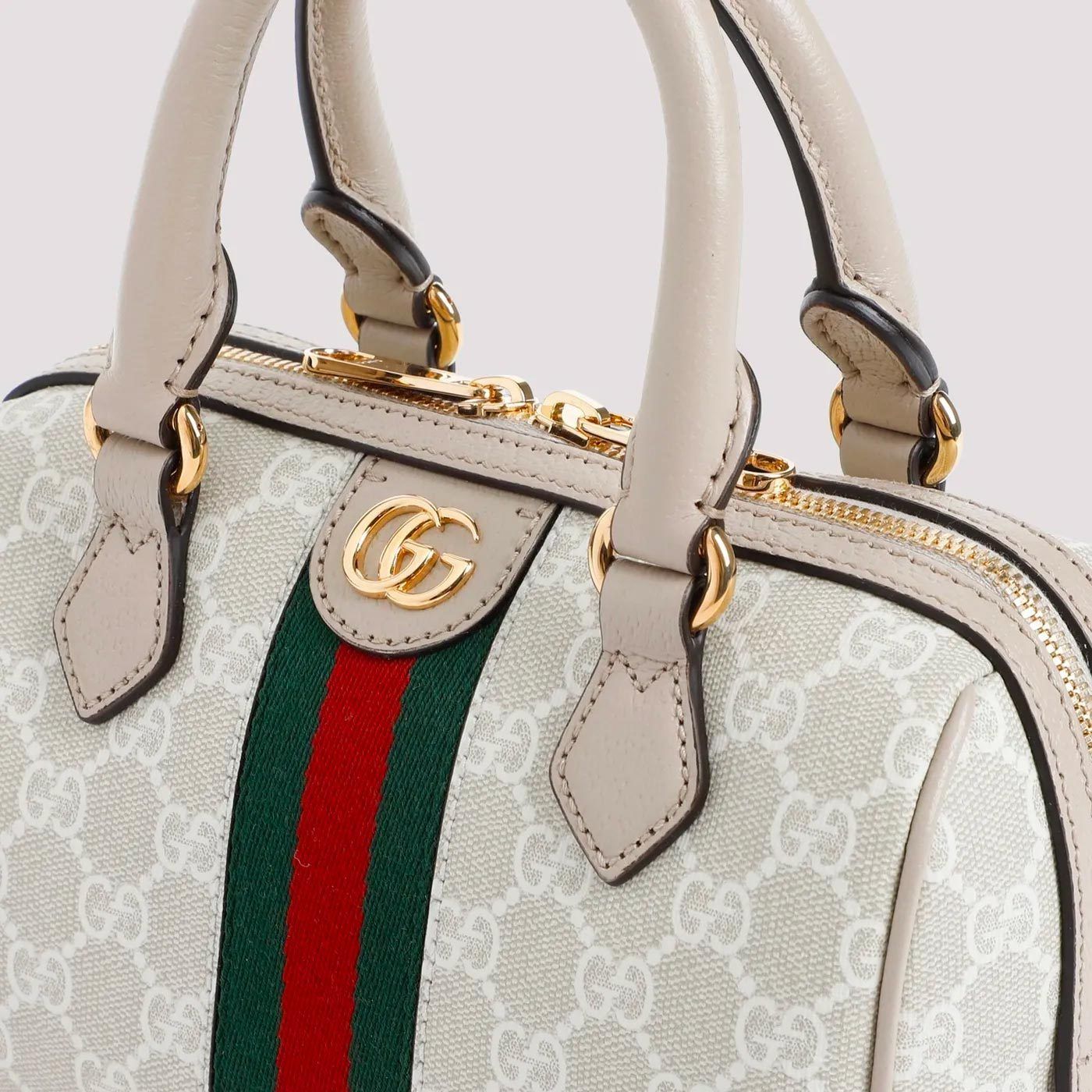 GUCCI】オフィディア GG ミニ ハンドル バッグ 送料関税込 白 (GUCCI
