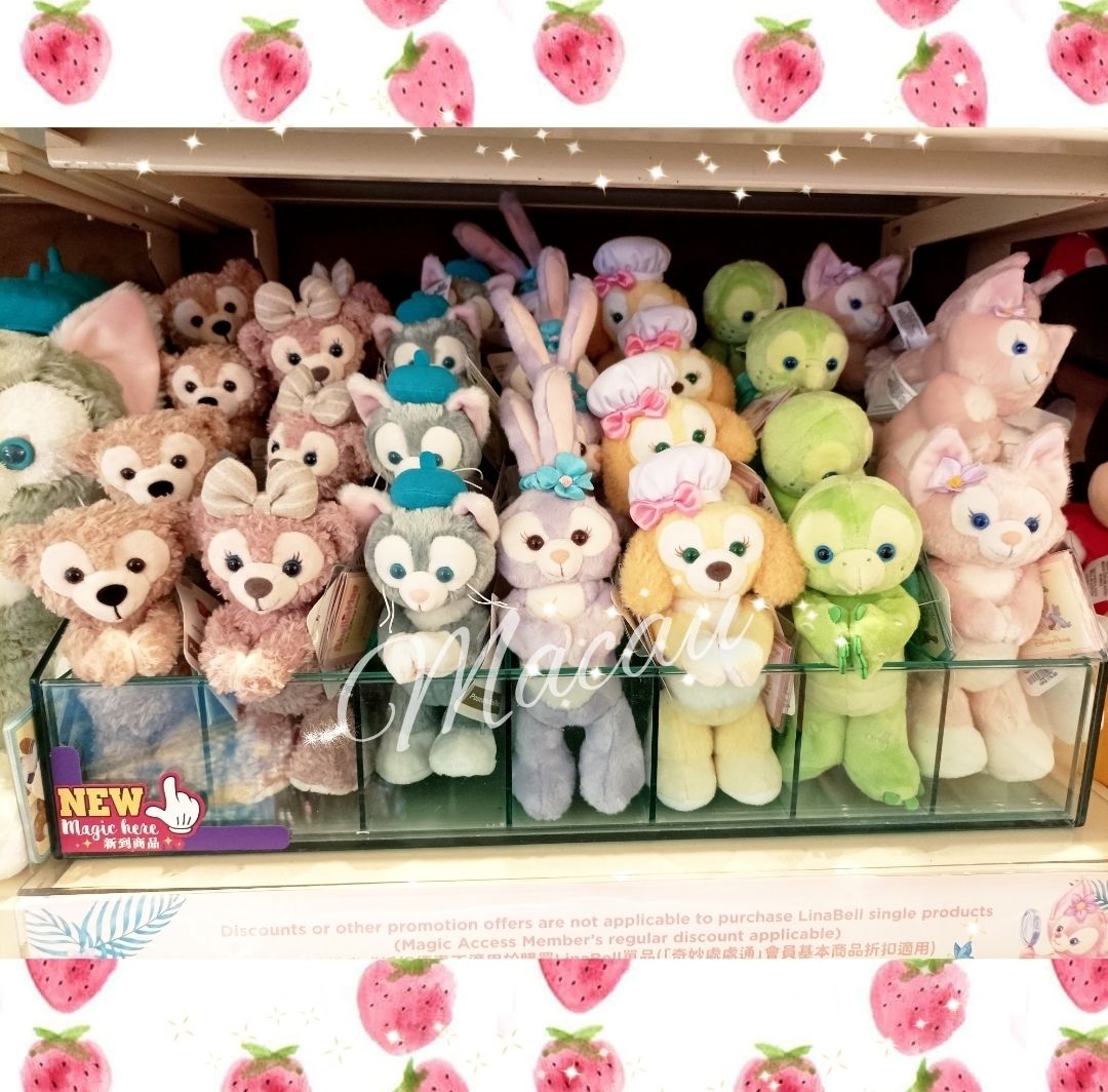 香港ディズニー限定☆ダッフィー&フレンズ ポージングぬいぐるみ