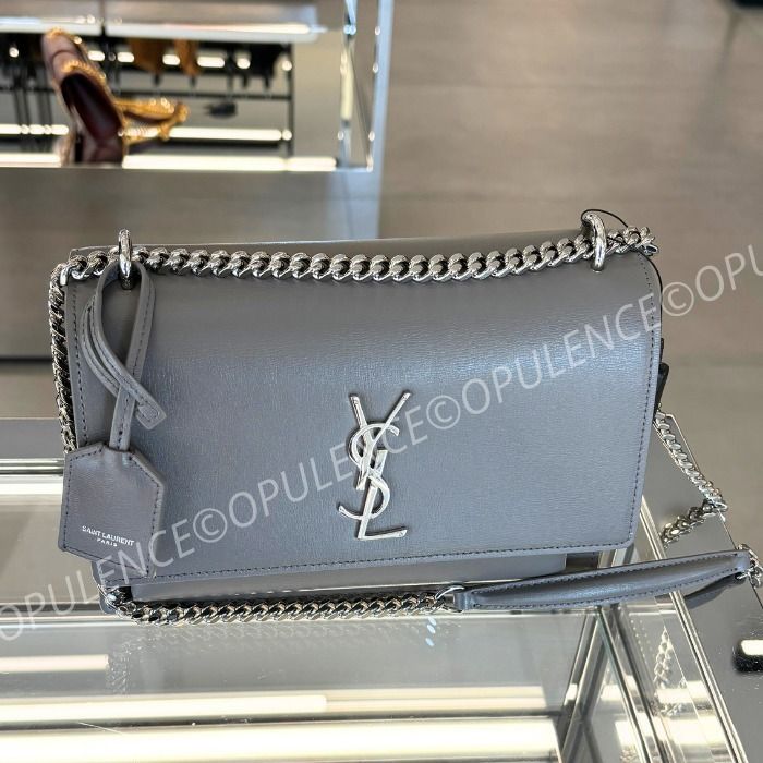 YSL サンローラン サンセット レザー ミディアム チェーンバッグ
