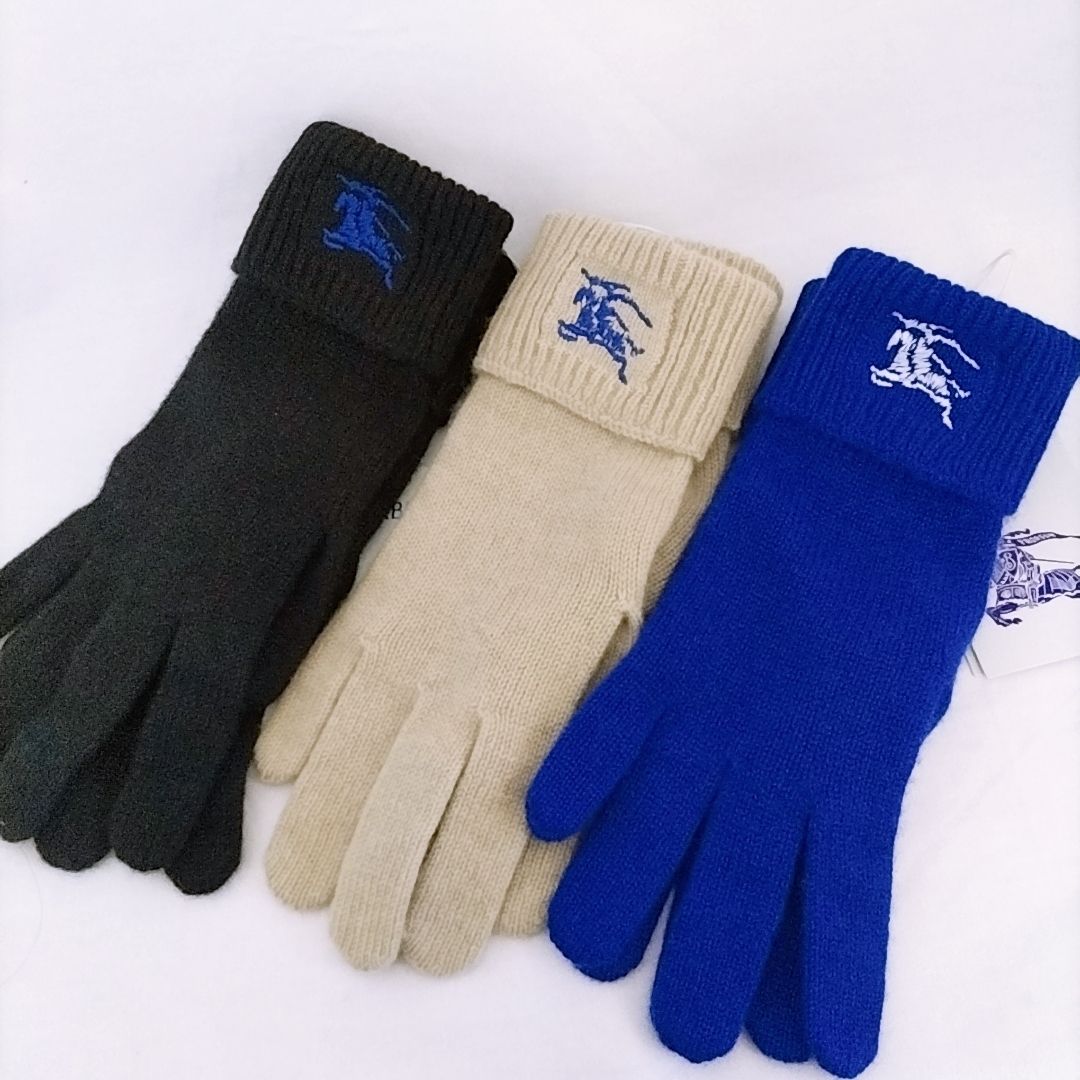 国内発送◇BURBERRY カシミアブレンド グローブ 手袋 バーバリー