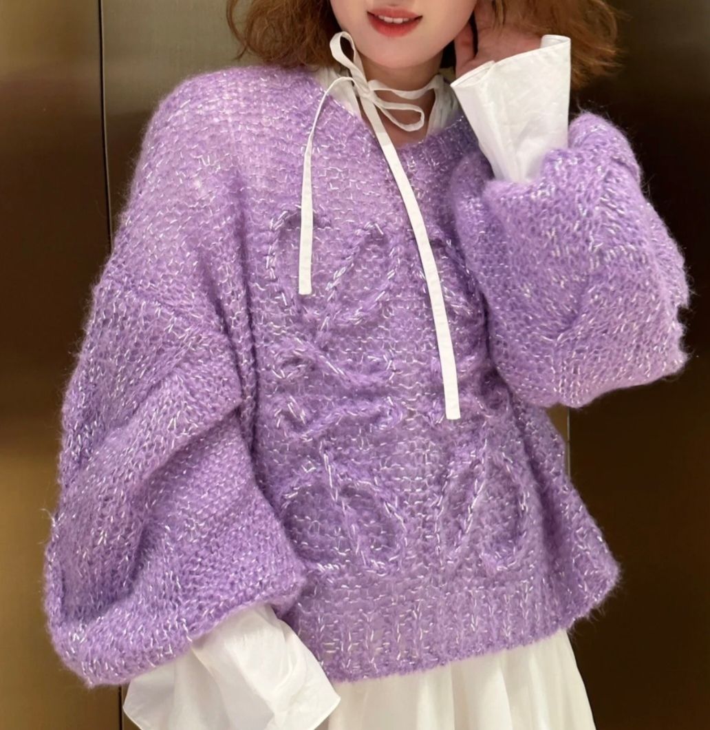 ☆Loewe ロエベ☆アナグラム セーター（モヘアブレンド） (LOEWE