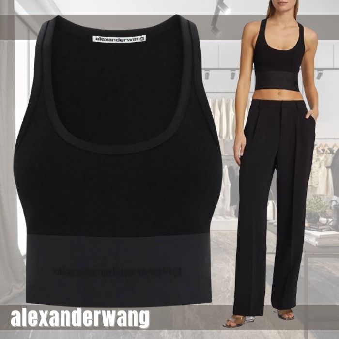 インナーでも1枚でも♪【alexanderwang】ロゴ見せブラ 夏に