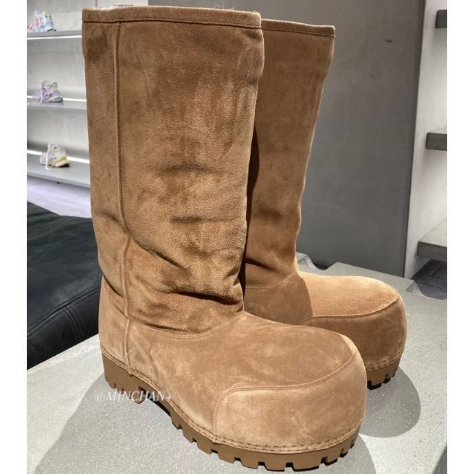 BALENCIAGA】ALASKA FUR アラスカ ファー ハイブーツ (BALENCIAGA