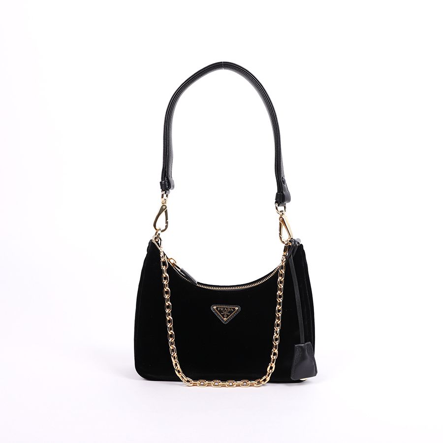 PRADA プラダ Re-Edition ベルベット ミニバッグ (PRADA/ショルダー