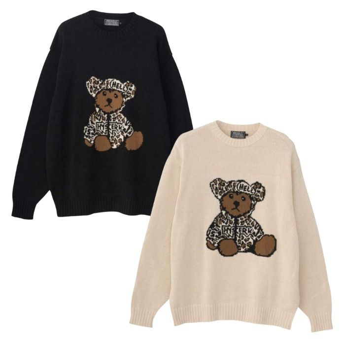 ヒステリックグラマー】 BEAR くま ジャカード セーター (HYSTERIC