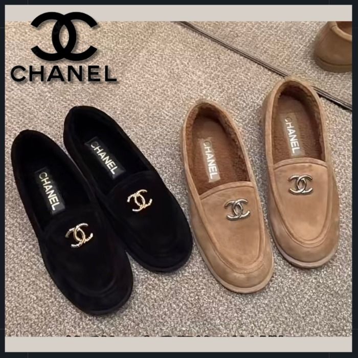 24K◇リラックスした履き心地◇CHANEL モカシン (CHANEL/ローファー