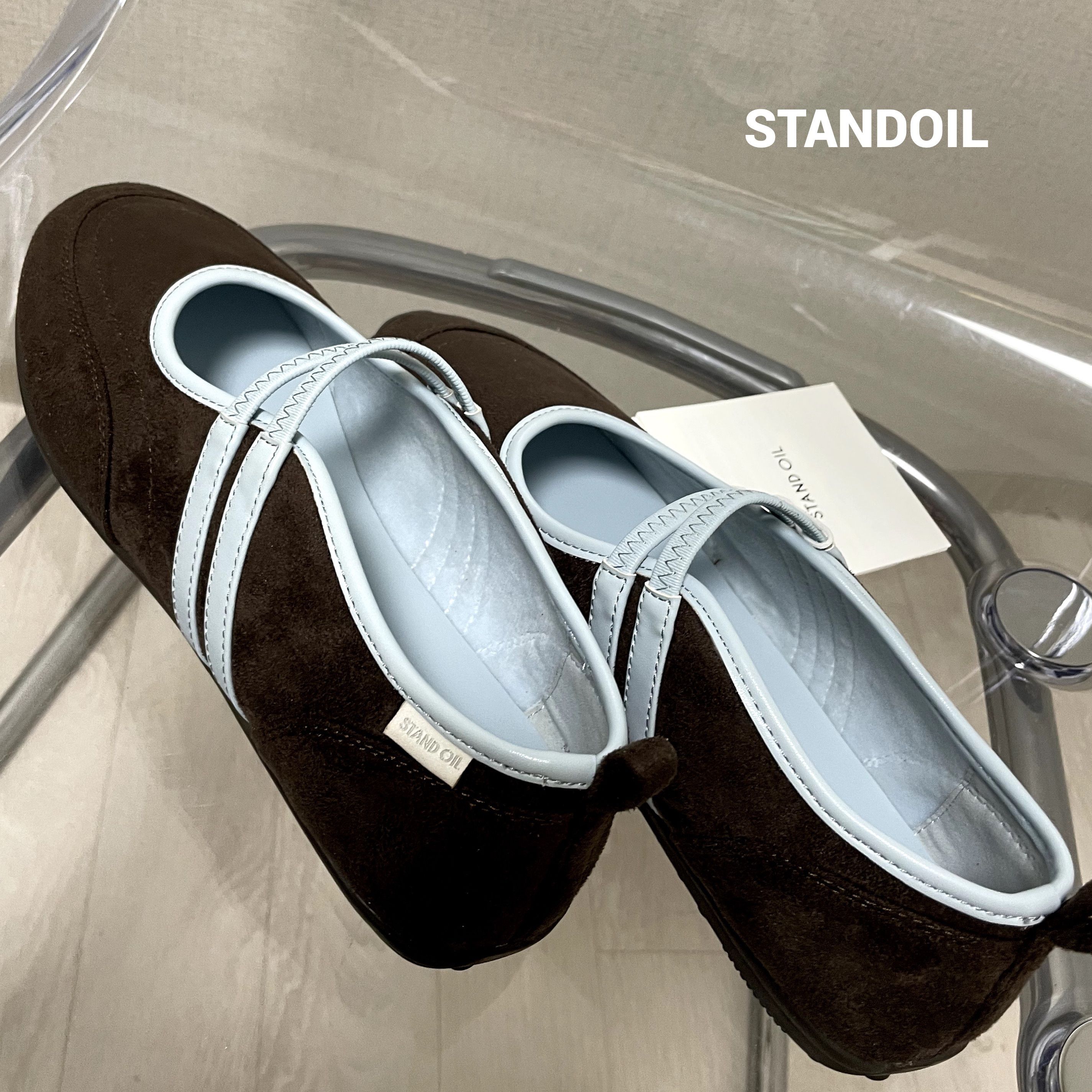 STAND OIL】Strap Mary Jane Sneakers スニーカー マロン色 (STAND OIL