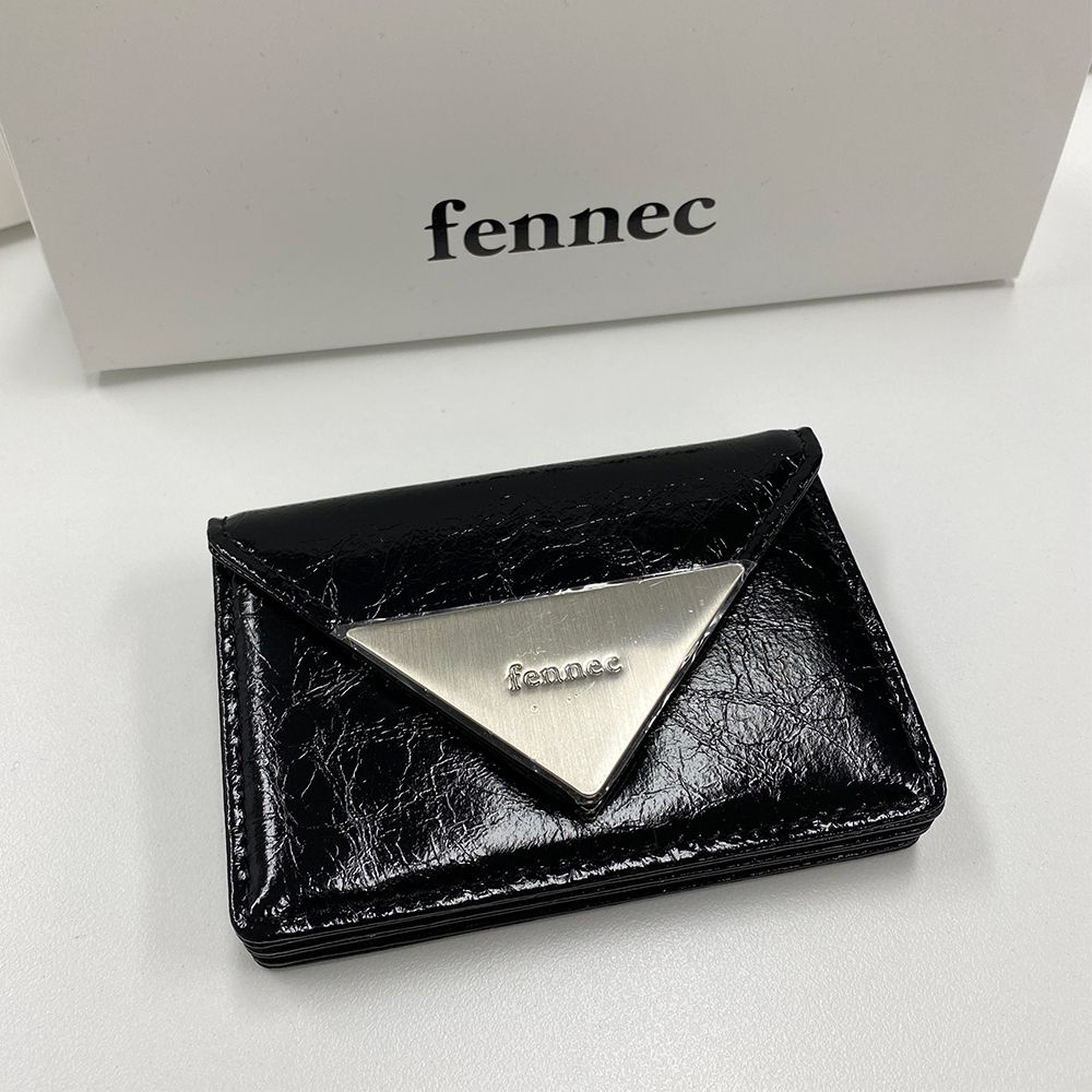 FENNEC】 CRINKLE TRIANGLE ACCORDION POCKET (Fennec/カードケース