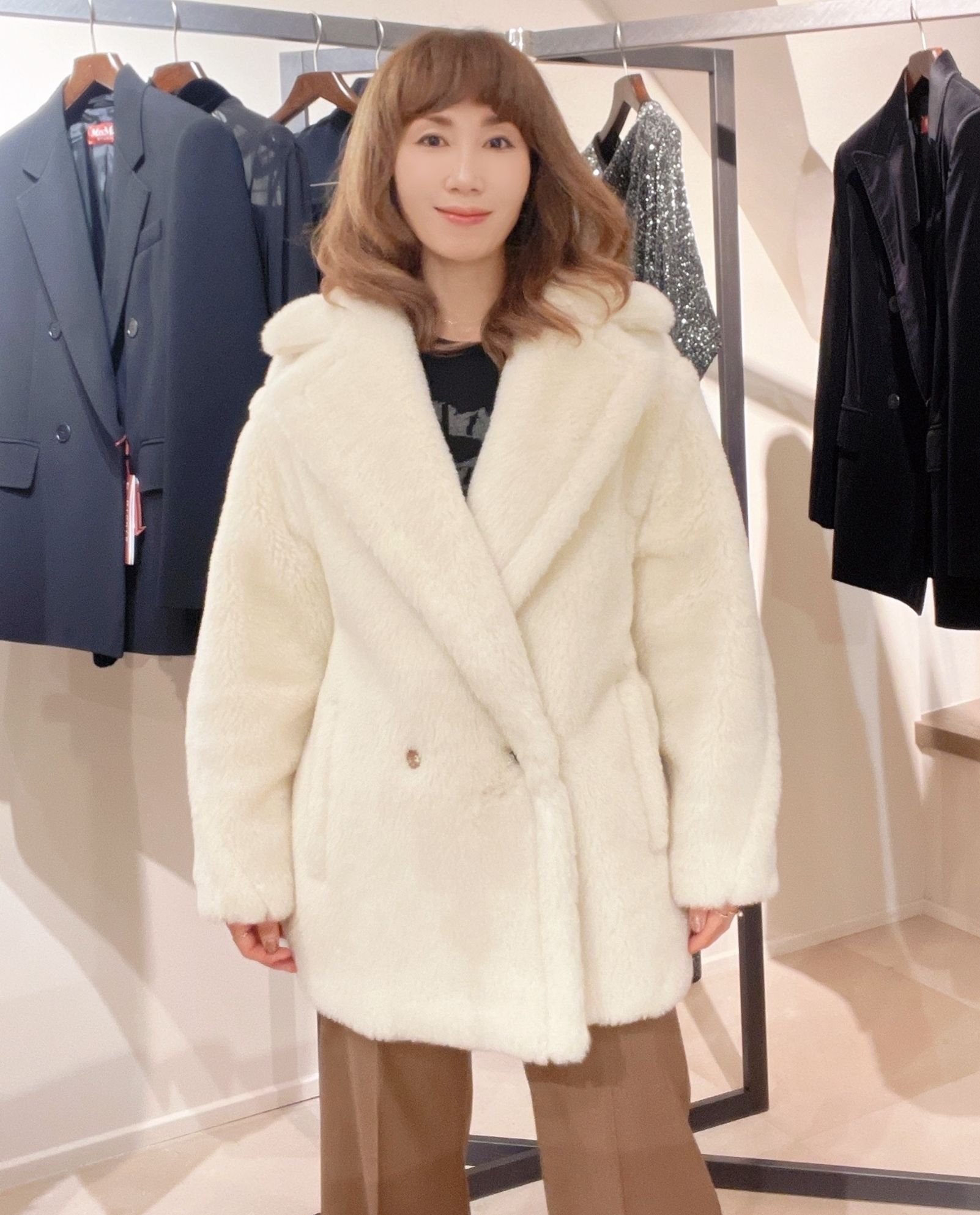 MaxMara【OLGA】新作 テディベア ショートコート☆3色・関税込み (Max