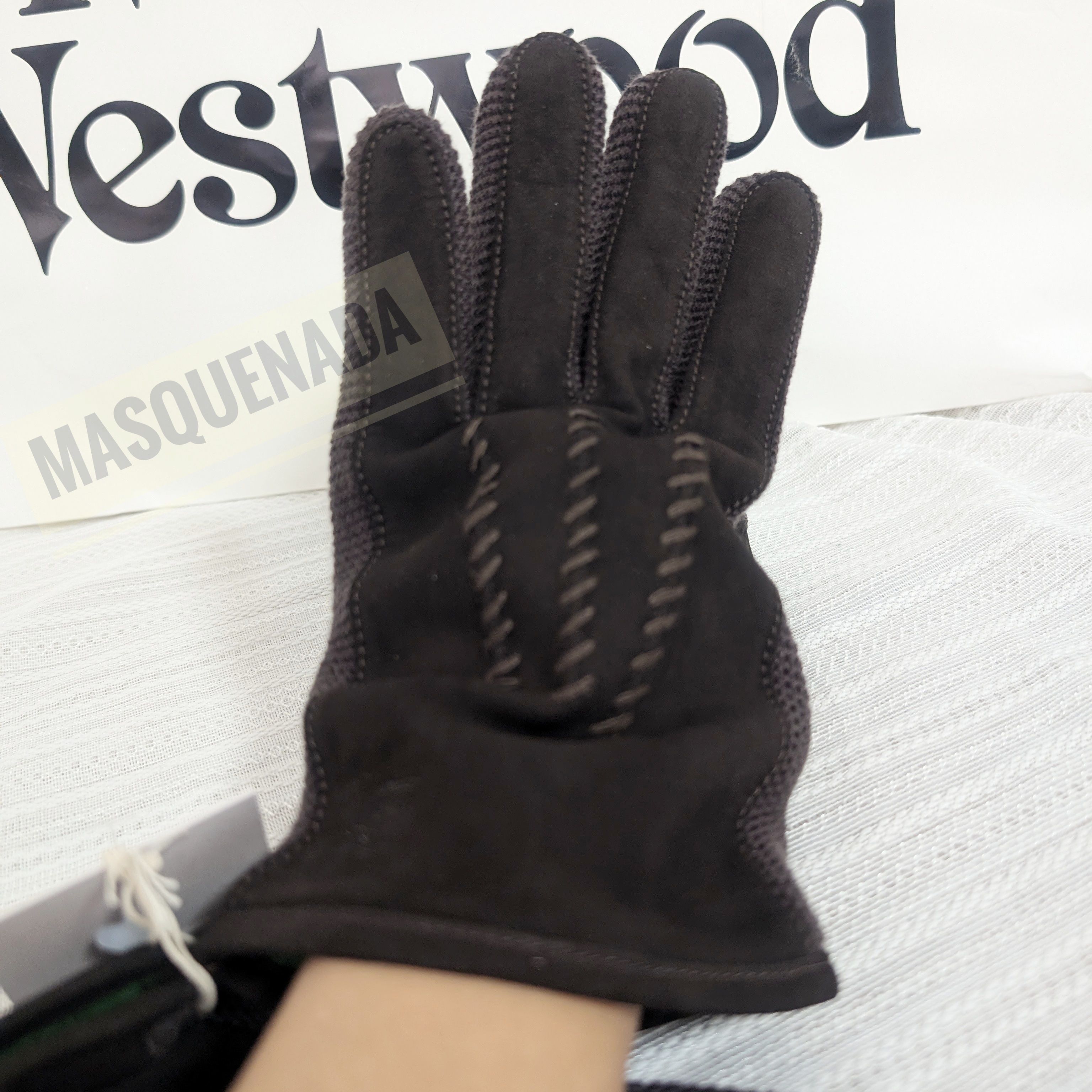 すぐ届く☆Vivienne Westwood オーブ レザーグローブ 手袋 (Vivienne