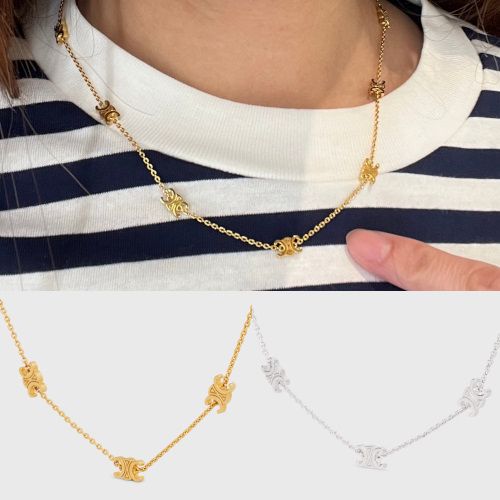 大人気☆】CELINE セリーヌ ネックレス ミニ トリオンフ (CELINE