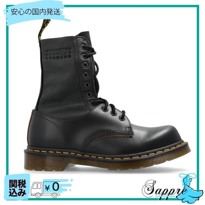 MM6 メゾン マルジェラx ドクターマーチン レザー ブーツ (MM6 Maison
