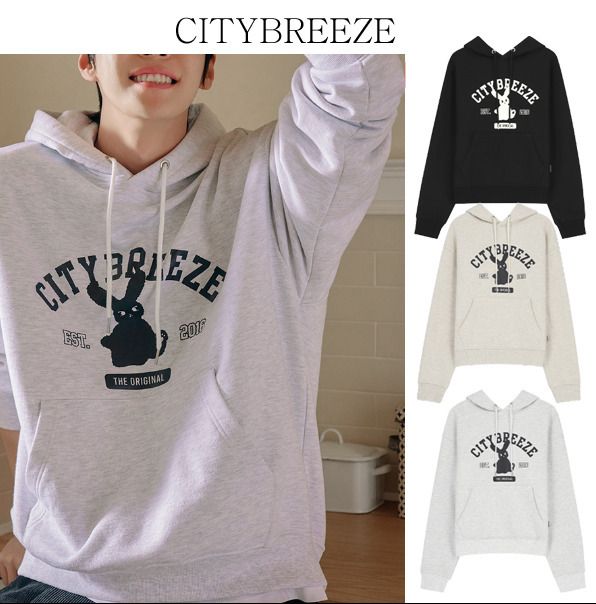 CITYBREEZE☆NCT ドヨン着用☆ City Fluffy Graphic Hoodie