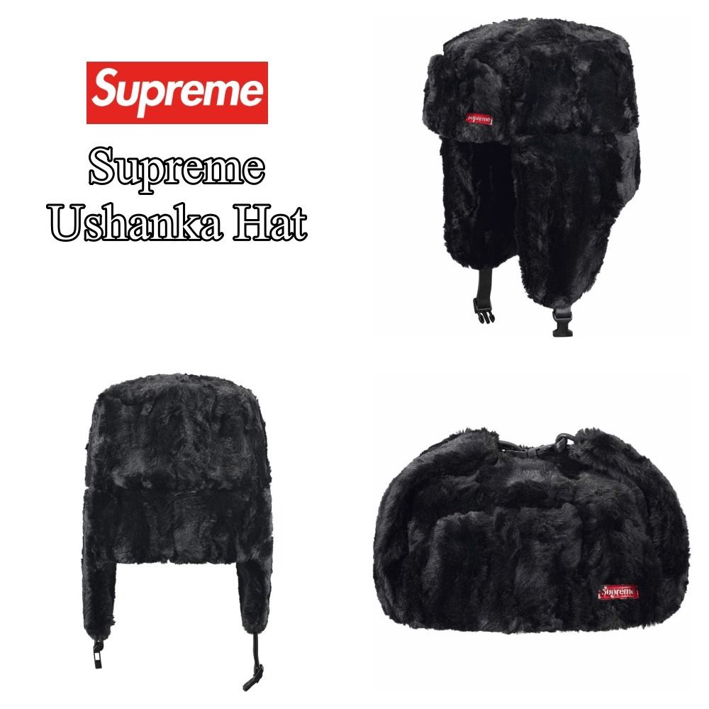 Supreme】Ushanka Hat☆Black☆24FW☆ (Supreme/ハット) 113836808