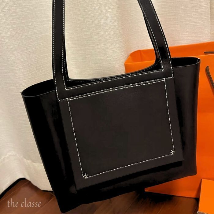 毎日を彩る万能トートバッグ♪ エルメス カバセリエ31 ノワール