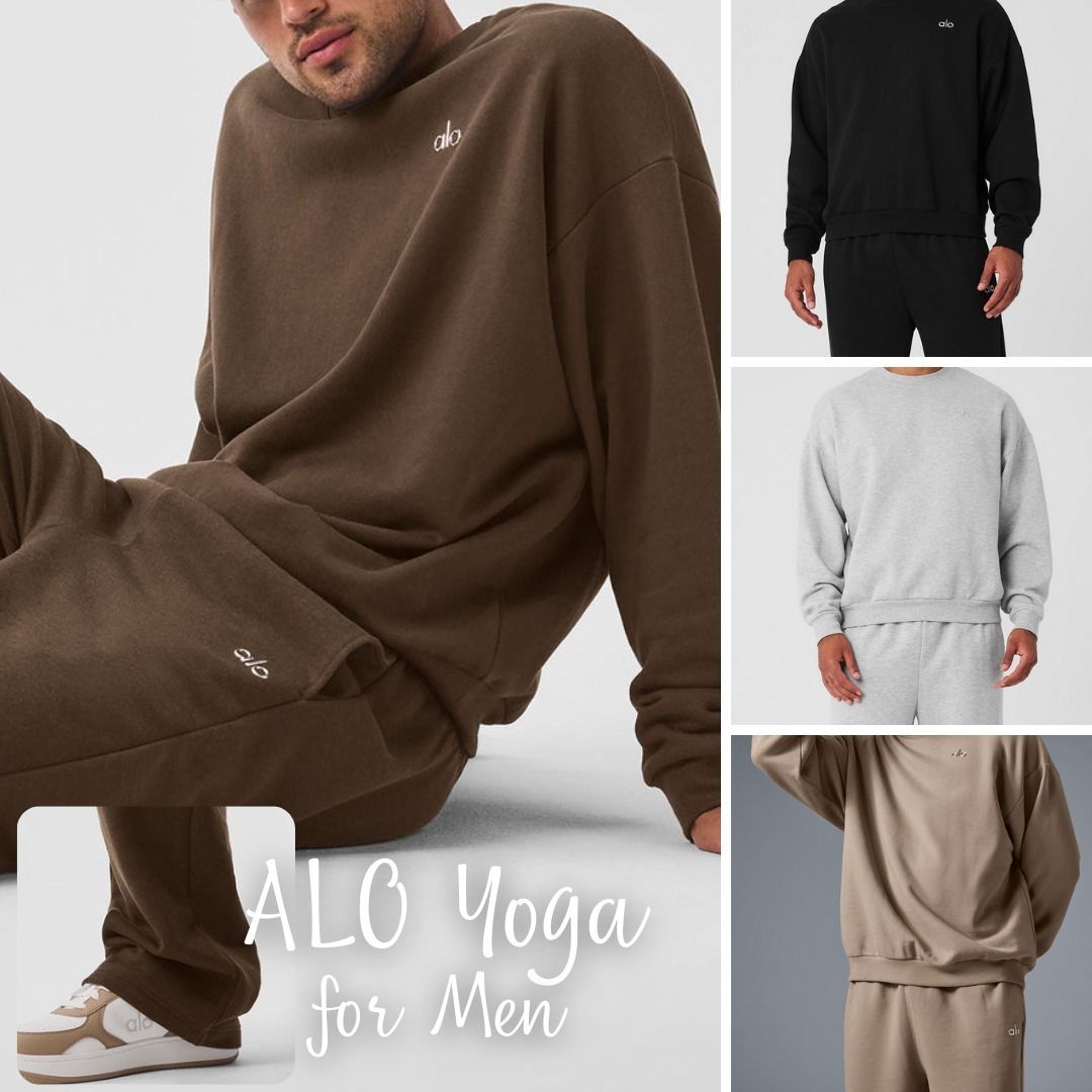 着回し抜群☆日常使いに【ALO Yoga】メンズ☆トップ＆ボトム (ALO Yoga