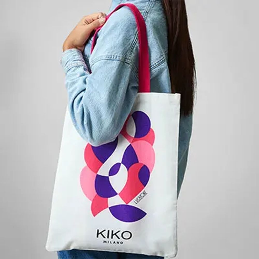 KIKO】Street Heart☆Recycled Polycotton Canvas Tote Bag (KIKO