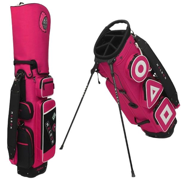 マルボンゴルフ☆イカゲーム キャディーバッグ (Malbon Golf