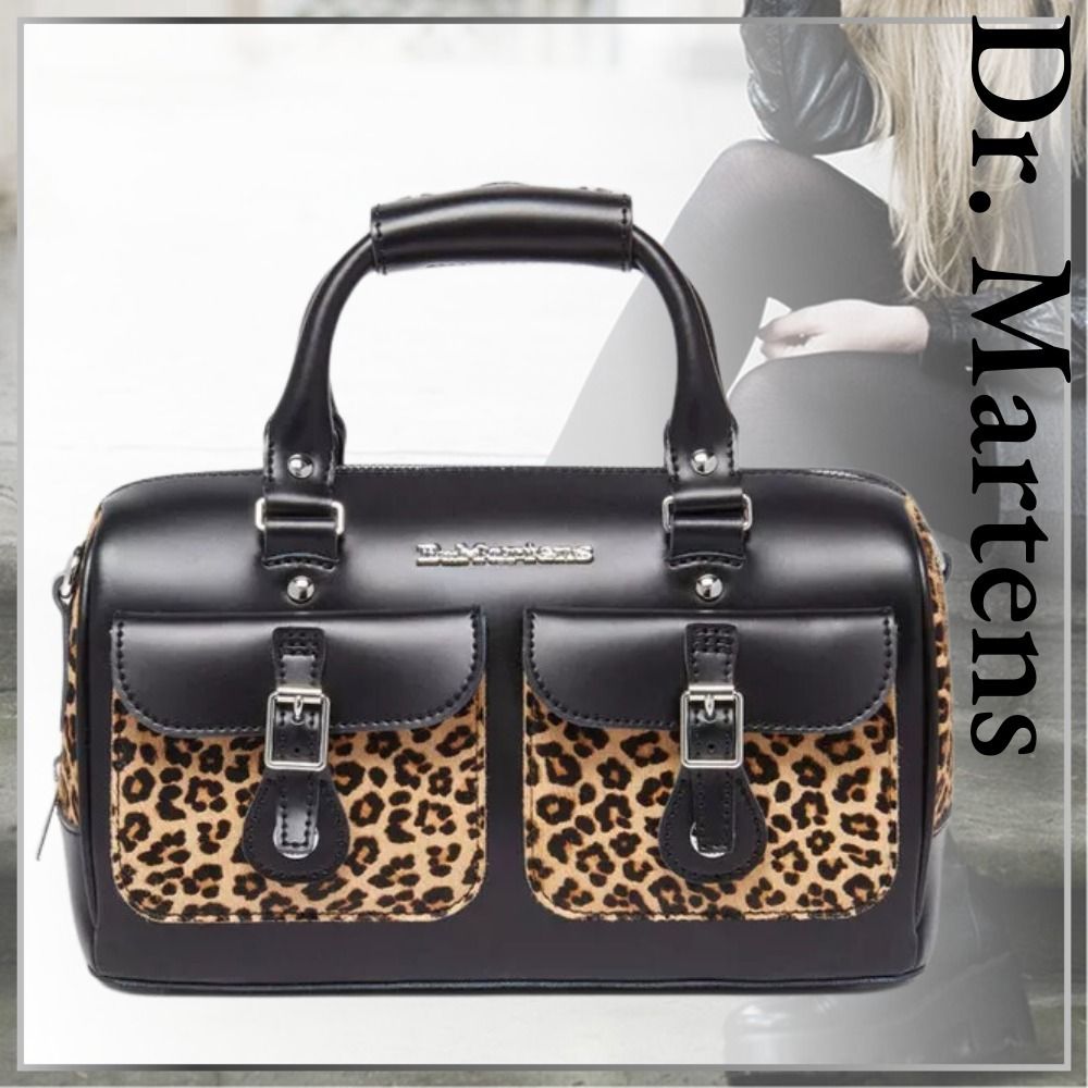 人気のレオパード柄!!【Dr.Martens】トップハンドル バッグ (Dr