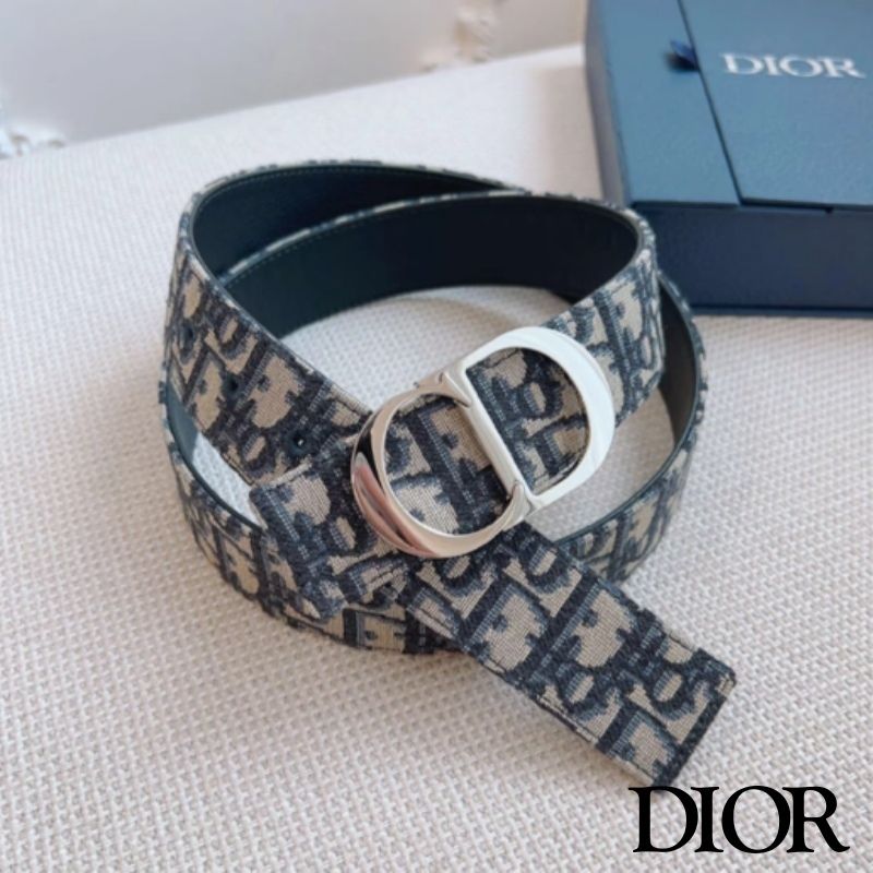 DIOR リバーシブル ベルトストラップ & CD Icon ベルトバックル (Dior