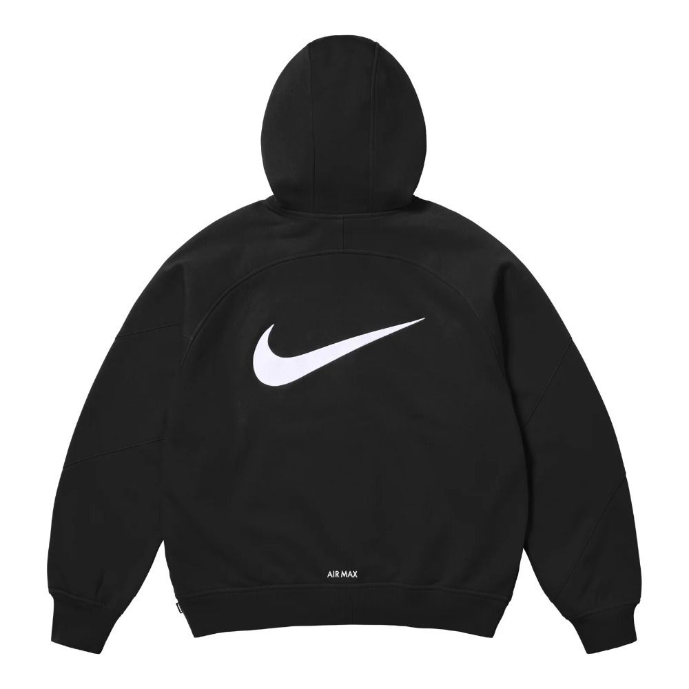 Supreme x Nike】Zip Up Hooded Sweatshirt Black 25SS (Supreme