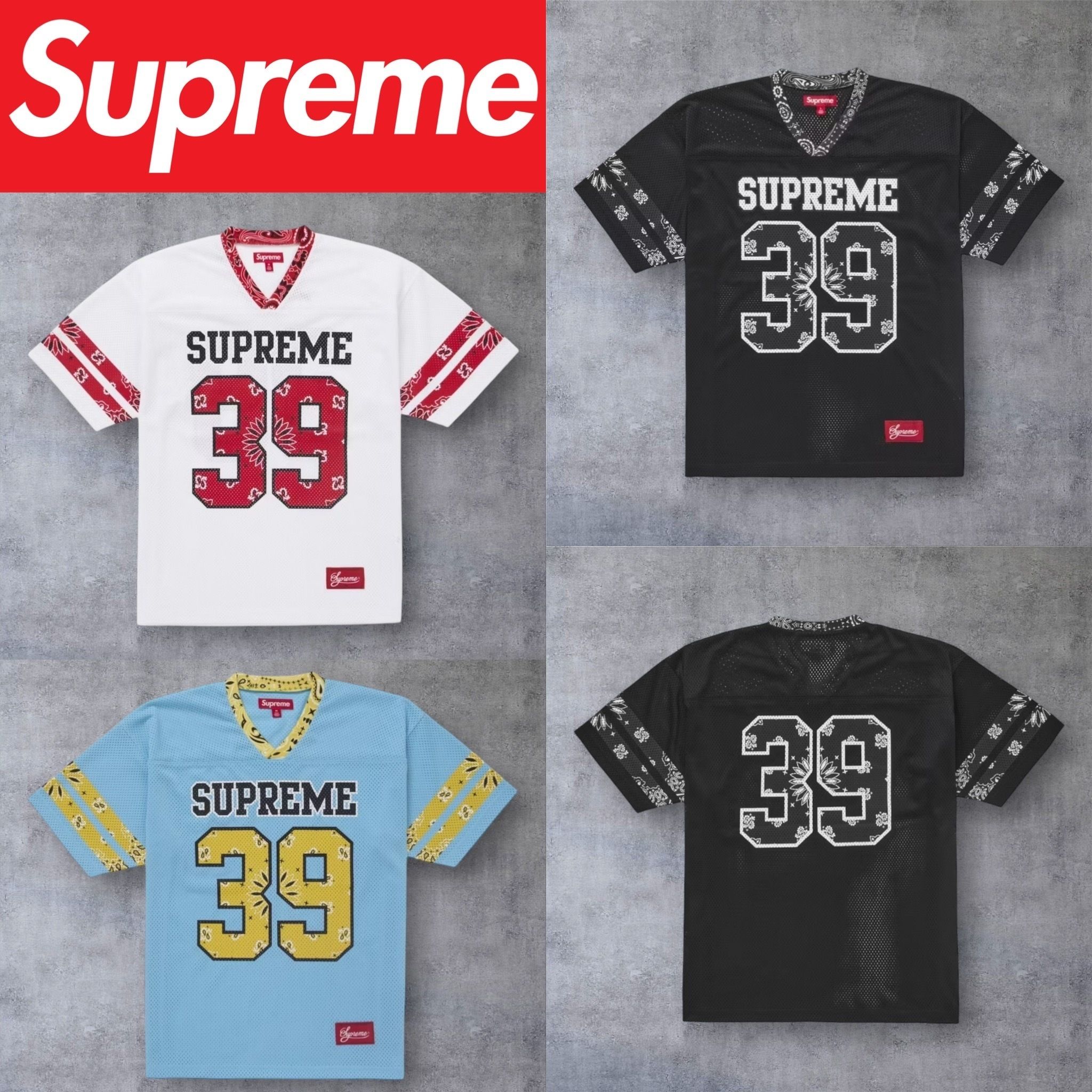 2025SS】Supreme Bandana Football Jersey (Supreme/シャツ) 118912989