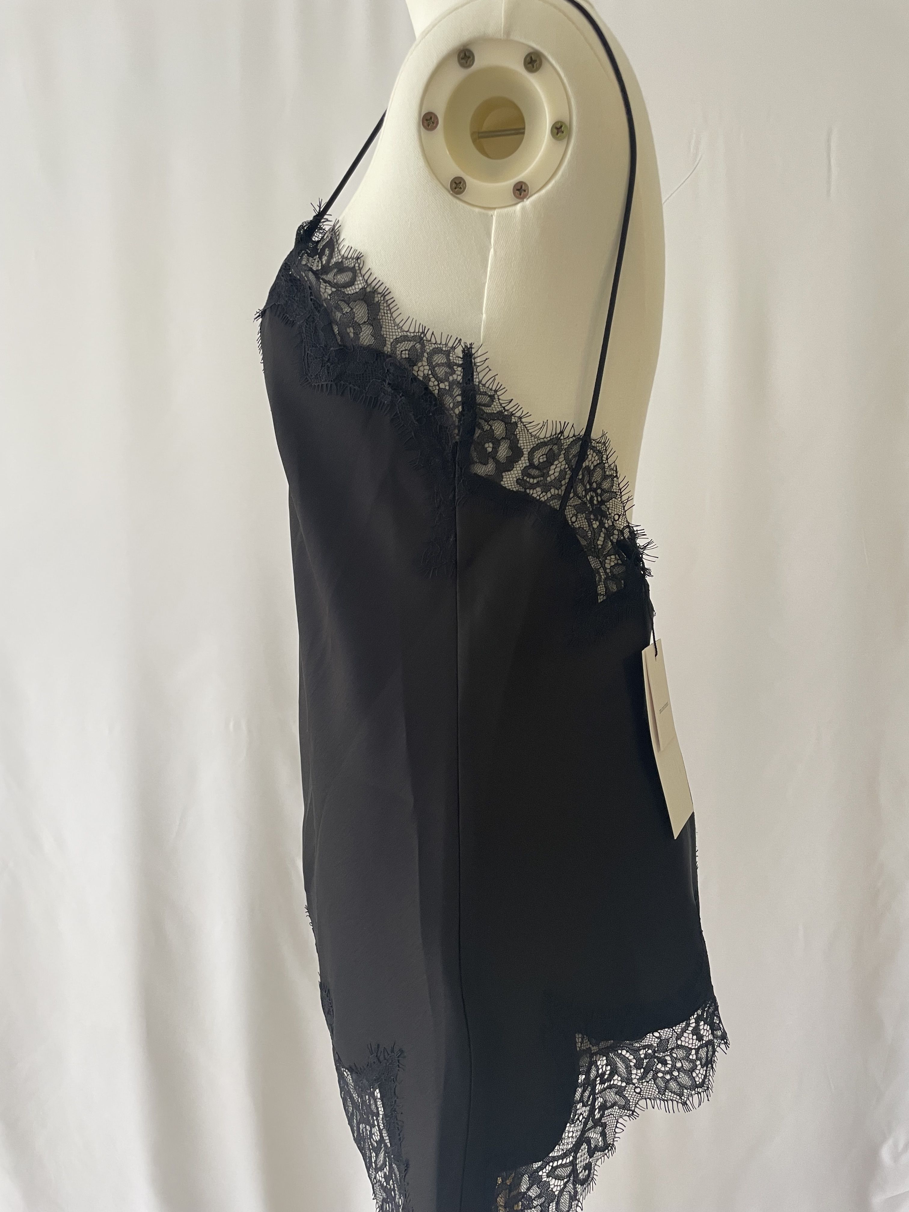 ZARA】ZW COLLECTION レーストリムキャミソールトップス (ZARA