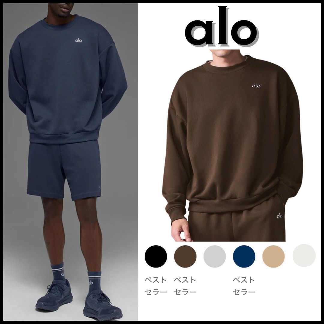 alo YOGA】 Accoladeクルーネックプルオーバー 関送込 (ALO Yoga