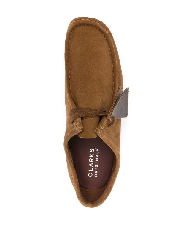 Clarks Originals Wallabee Suede Loafers | Brown | FARFETCH