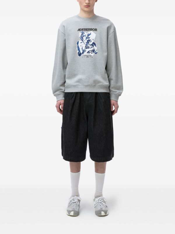Ader Error ロゴ スウェットシャツ | グレー | FARFETCH JP