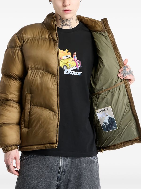 Dime Classic Ripstop Puffer Jacket | Gold | FARFETCH