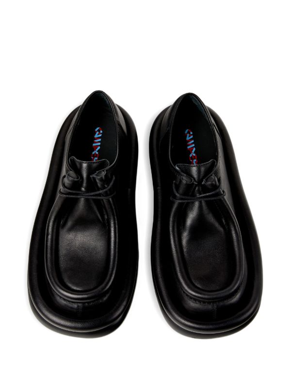CamperLab Aqua Leather Platform Shoes | Black | FARFETCH