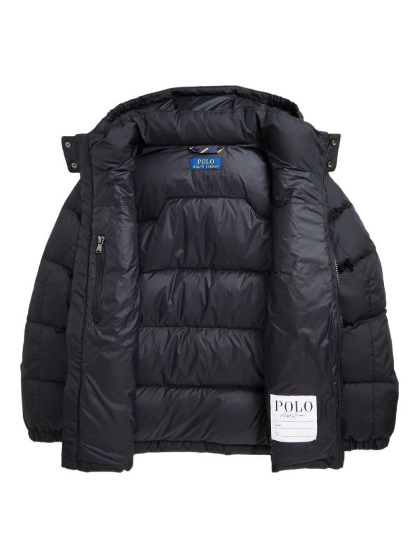 POLO RALPH LAUREN KIDS Down Puffer Jacket | Black | FARFETCH