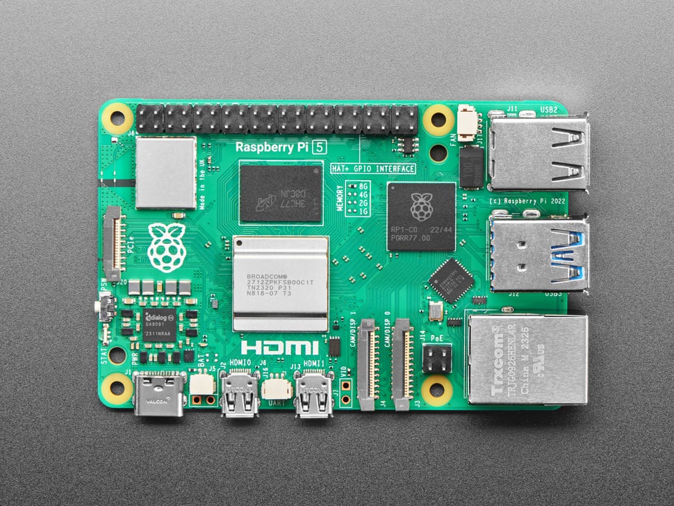 Raspberry Pi 5 - 4 GB RAM : Adafruit Industries, Unique & fun DIY