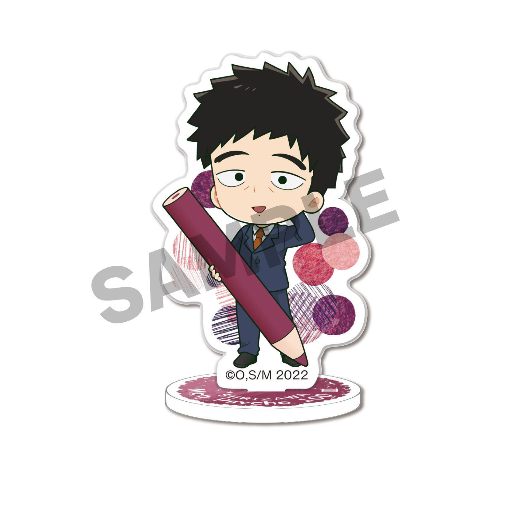 モブサイコ100 Ⅲ_アクリルスタンドフィギュア 色鉛筆Ver. 芹沢 | 公式