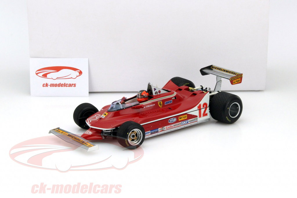 Exoto 1:18 Gilles Villeneuve Ferrari 312T4 #12 Formula 1 1979 With