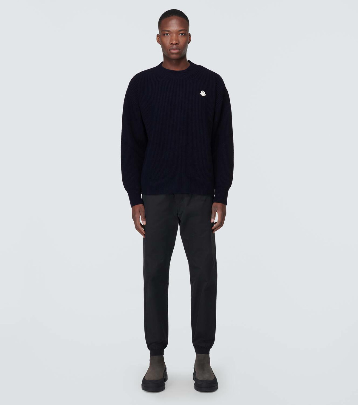 Moncler Genius x Palm Angels ribbed-knit wool sweater Moncler Genius