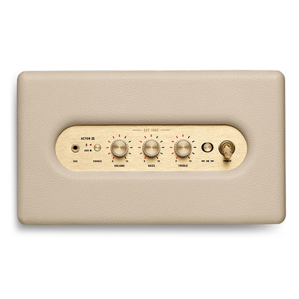 Marshall ワイヤレスBluetoothスピーカー クリーム Acton III