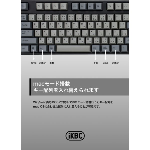 プリンストン TKLサイズメカニカルキーボード 91列 赤軸(リニア) IK