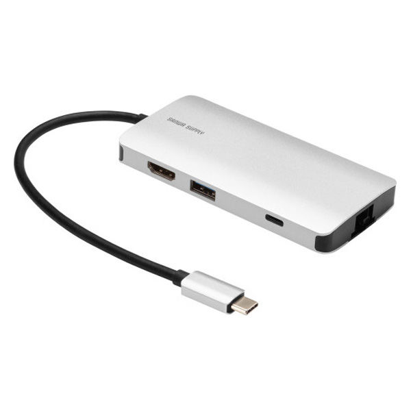 サンワサプライ USB Type-C ドッキングステーション USB-DKM11S（直送