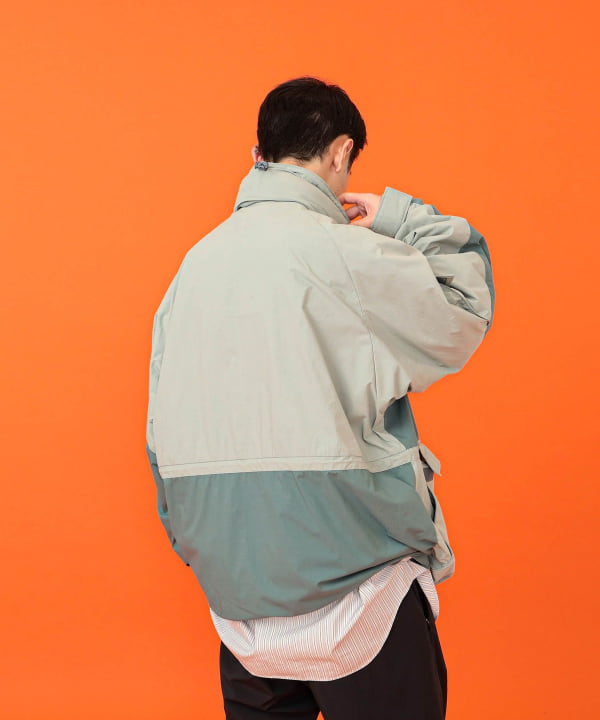 BEAMS 2 BEAMS tone nylon tech jacket (blouson blouson) for sale