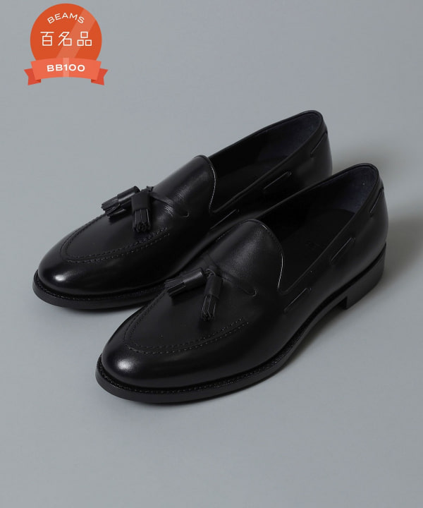 BEAMS F（ビームスF）カーフ タッセルローファー（シューズ ローファー