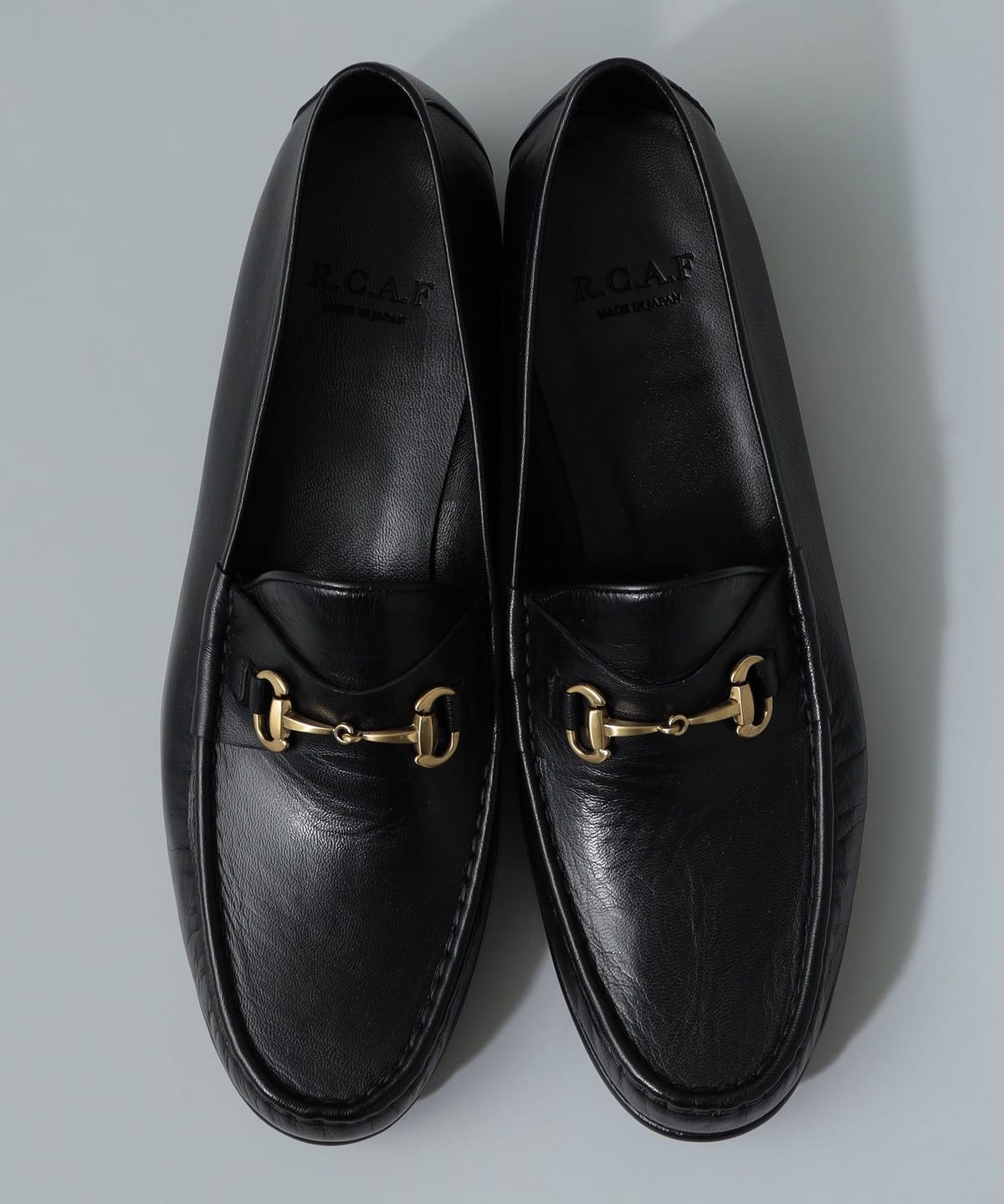 BEAMS F（ビームスF）R.C.A.F / レザー ビットローファー（シューズ