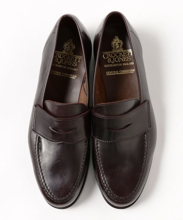BEAMS F（ビームスF）CROCKETT&JONES / HARVARD2 コードバン コイン