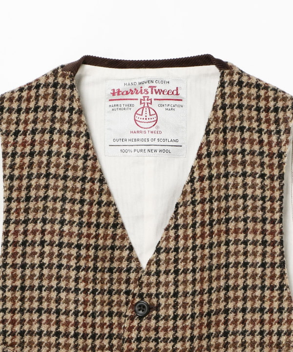 BEAMS PLUS（ビームス プラス）Waistcoat Harris Tweed（トップス
